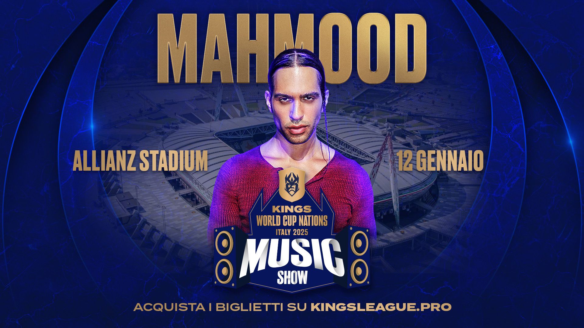 Mahmood, la estrella del Music Show de la final de la KWC Nations