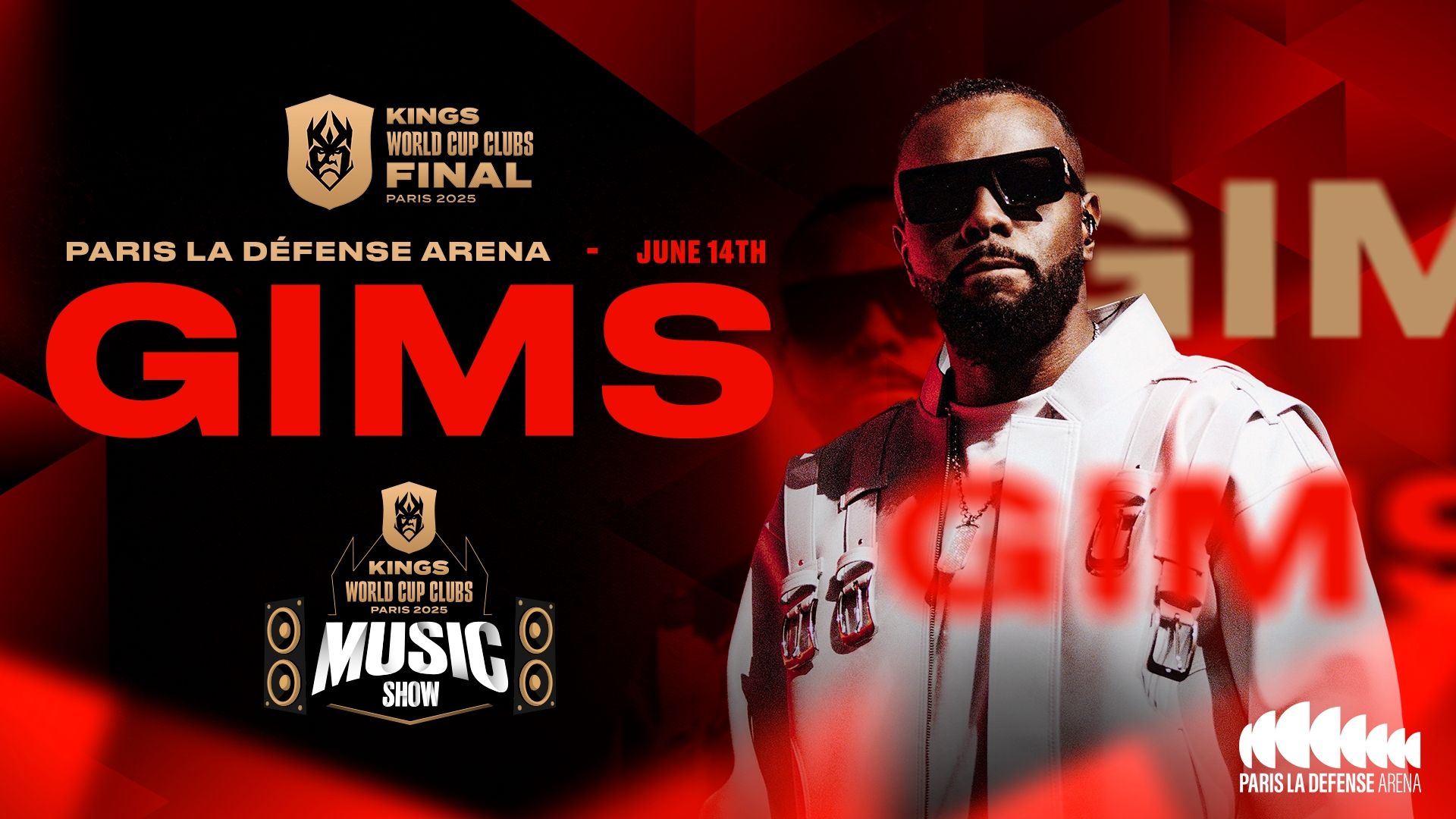 GIMS, artista confirmado para la final de la KWC Clubs Paris 2025