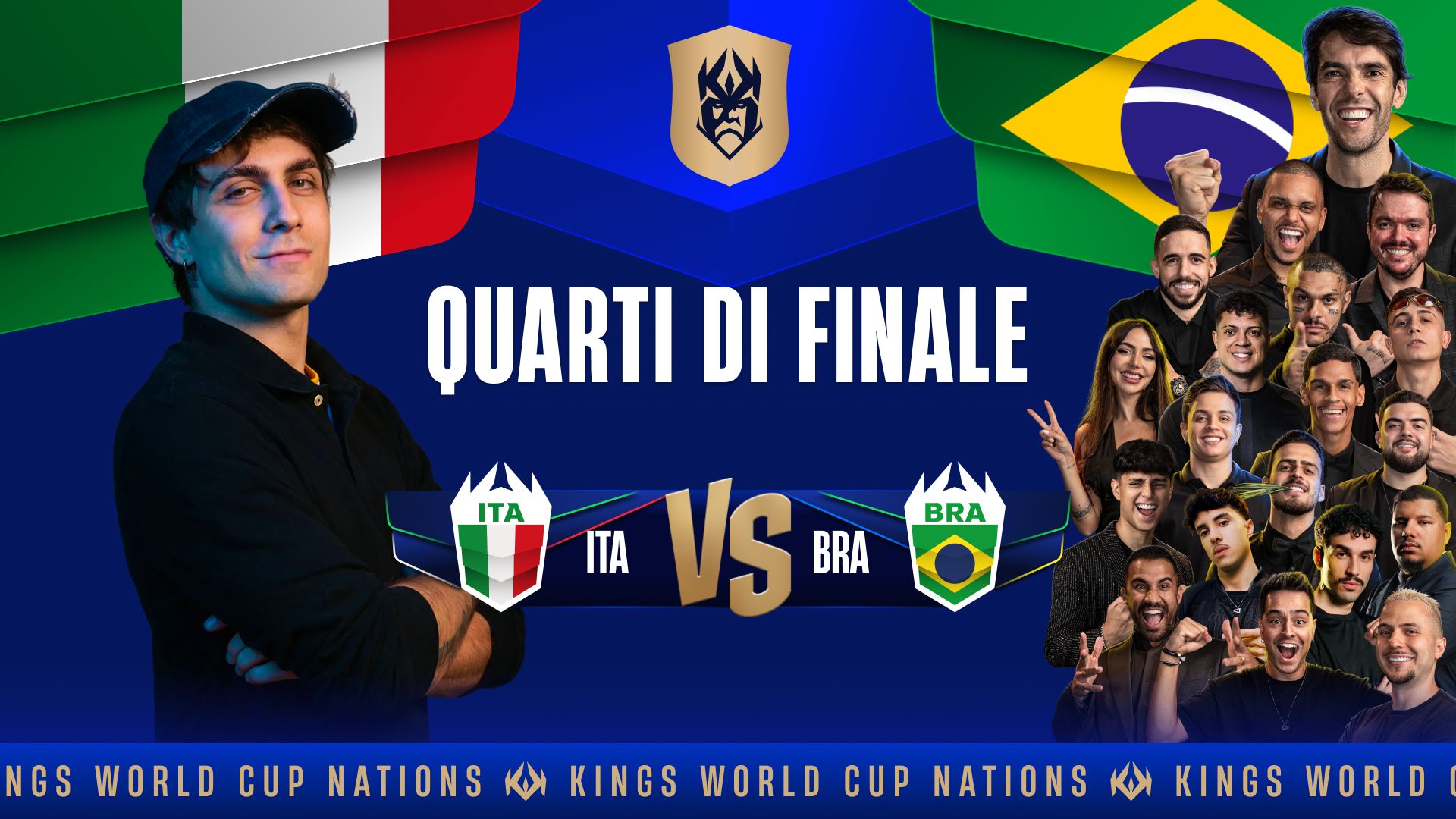 Kings World Cup Nations 2026: il Brasile elimina l’Italia ai quarti