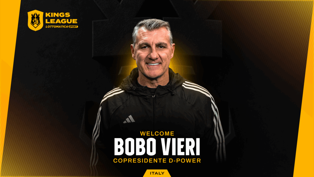 Bobo Vieri entra nella Kings League Lottomatica.sport Italy come co-presidente di D-POWER - Blog Kings League Italia