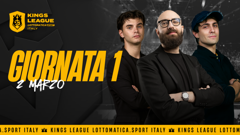 Kings League Lottomatica.sport Italy: Matchday 1 dello Split 2