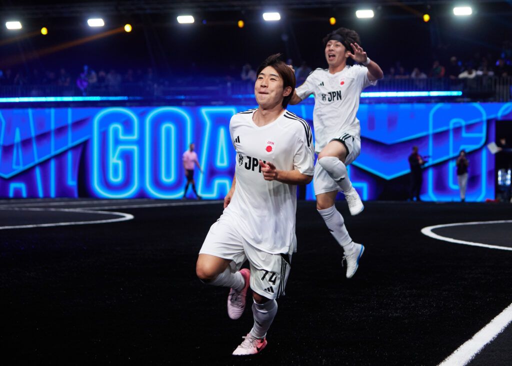 Nakamura scores the first goal of the Kings World Cup Nations