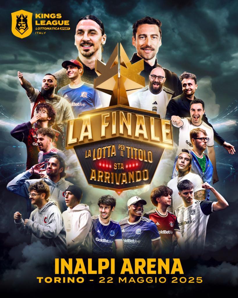 Arriva la Global Playoff Week: la finale della Kings League Lottomatica.sport Italy si disputerà all’Inalpi Arena di Torino il 22 maggio - Blog Kings League Italia