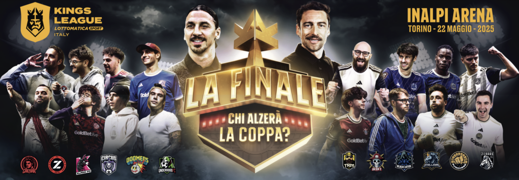 Finale della Kings League Lottomatica.sport Italy: biglietti in vendita! - Blog Kings League Italia